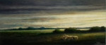 Lâns de Mientwei  olie - paneel  20 x 45   375,-